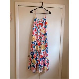 MIDI high low Colorful Dress!